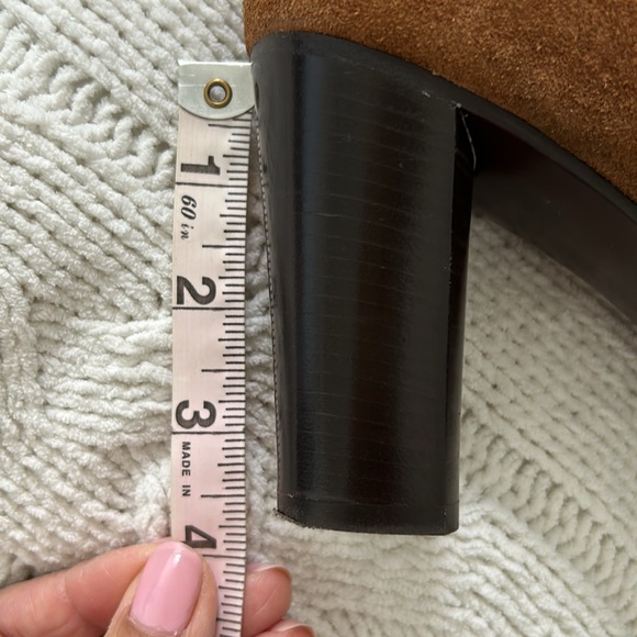 Salvatore Ferragamo suede brown heel boots size 9 - Picture 14 of 17